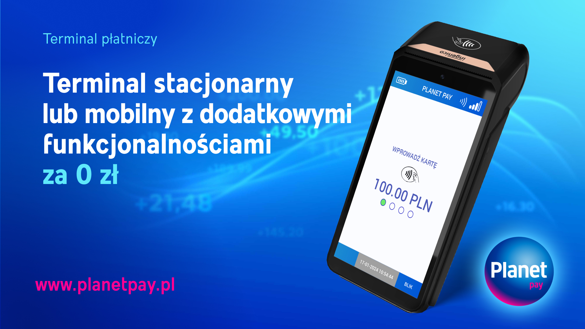 Link prowadzi do strony planetpay.pl z tytułem wspólny terminal